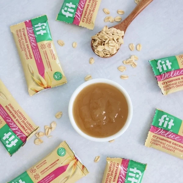Встречайте новинку - овсяная сгущёнка Fit Delice теперь в стиках!