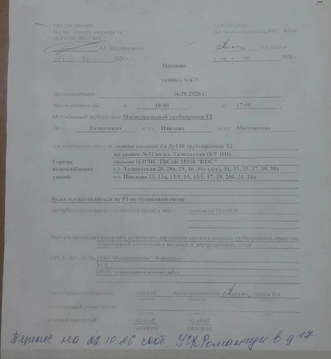 ❌ сегодня отмена