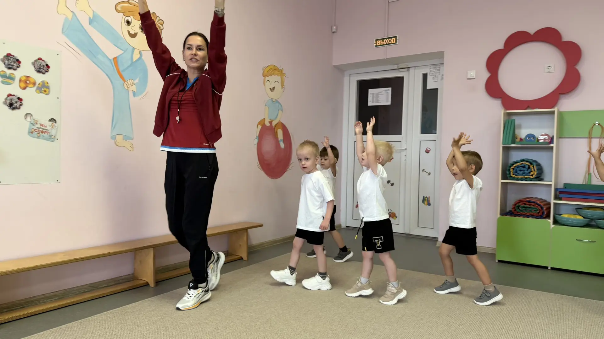Спортивное занятие в «Одуванчике» 💪✨