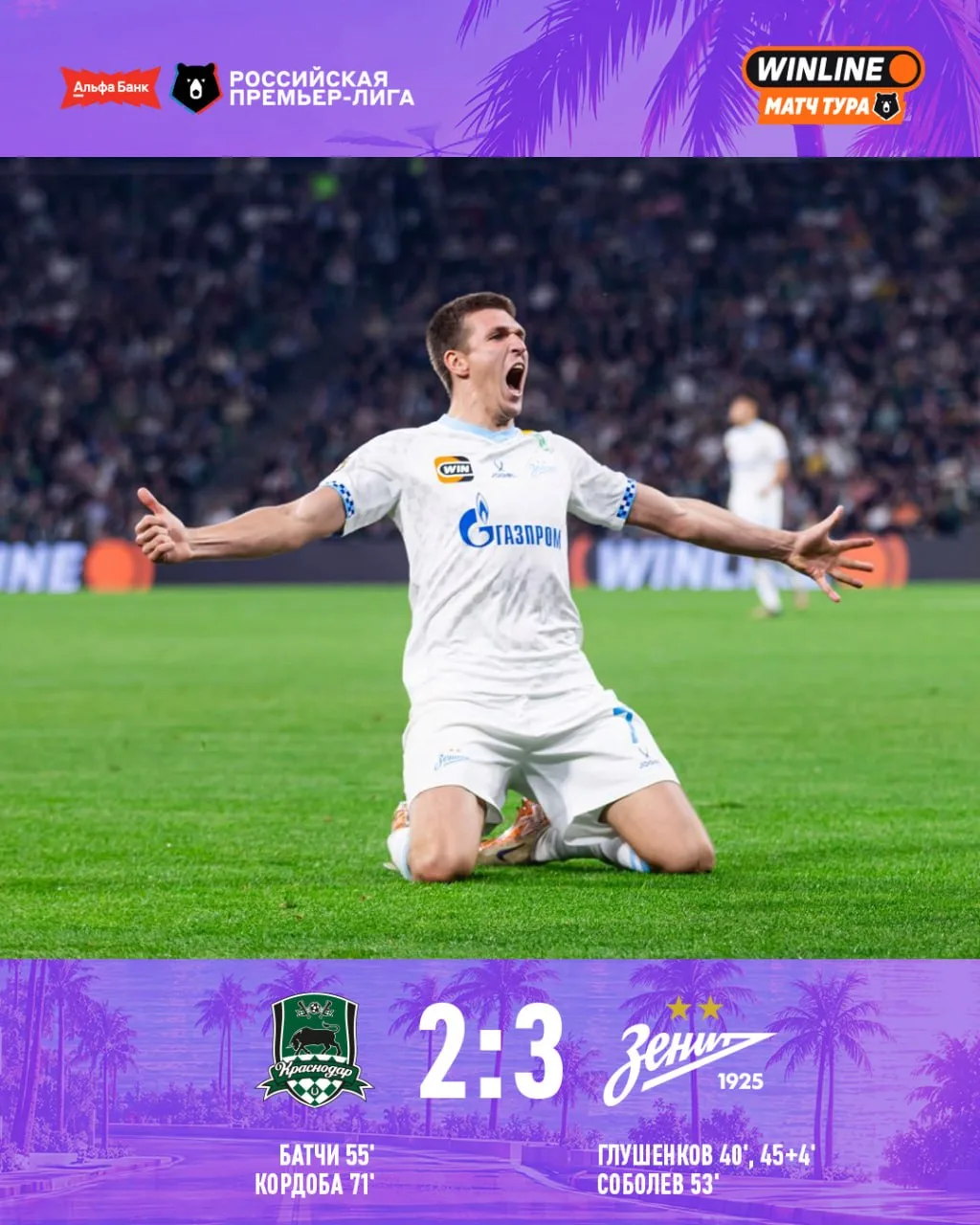 «Зенит» уже на первом месте! По крайней мере, до матчей ЦСКА и «Динамо».