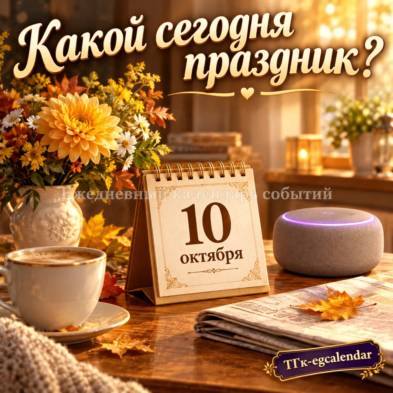 🗓10 октября 2026 года, суббота