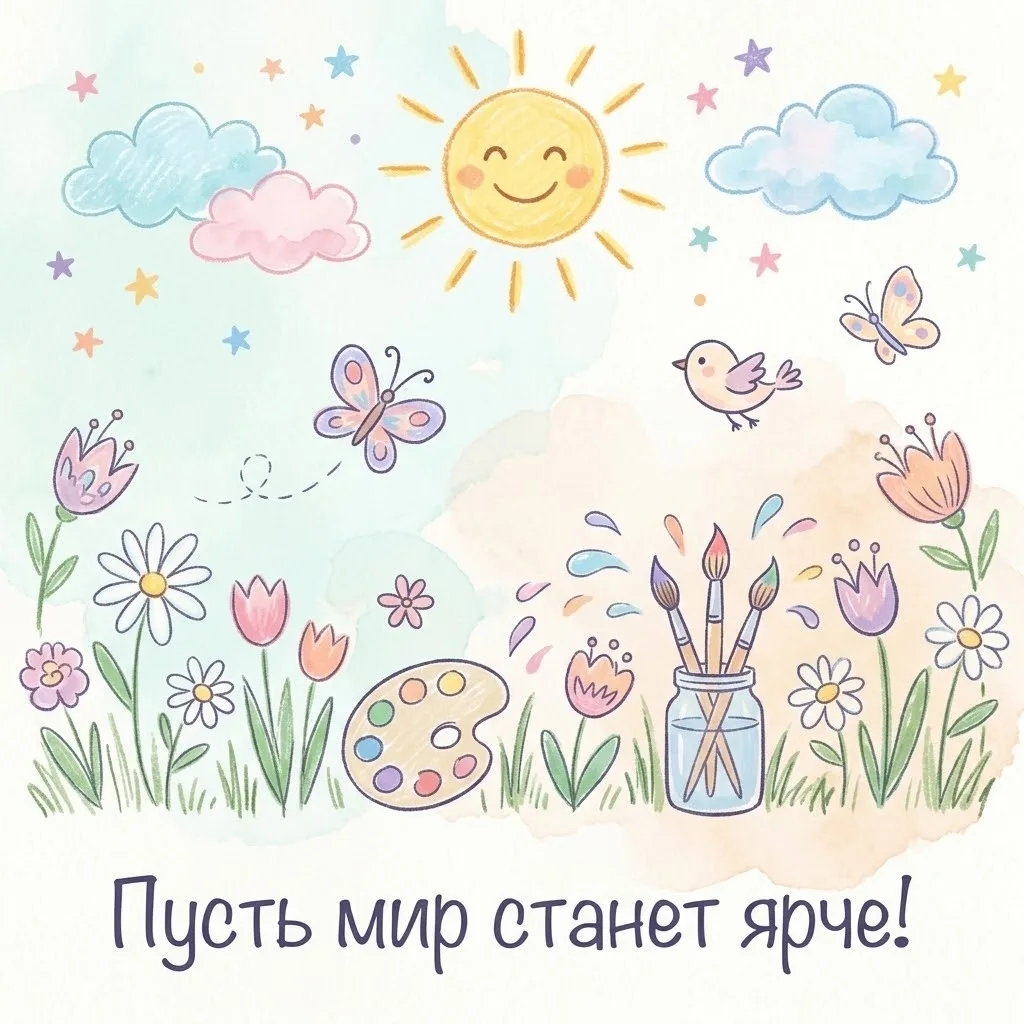 Пусть мир станет ярче✨