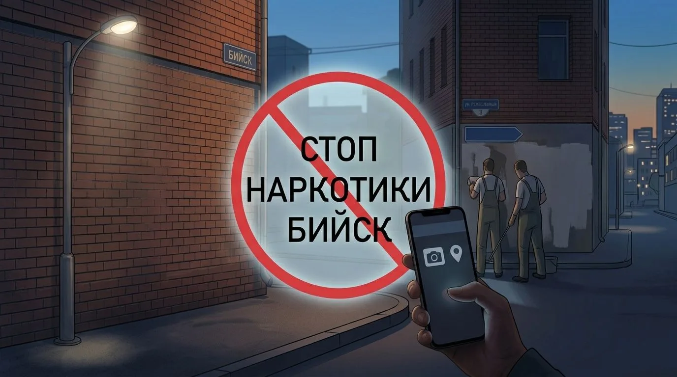 В Бийске работает анонимный сервис для борьбы с пропагандой наркотиков