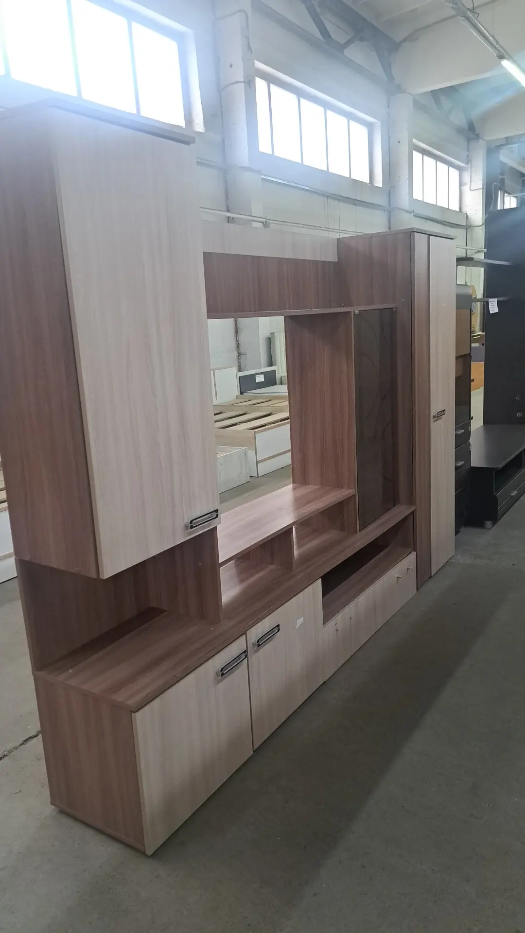 Стенка 260×193×42 ниша под тв 100×78 номер 2204 цена 9999 #стенка