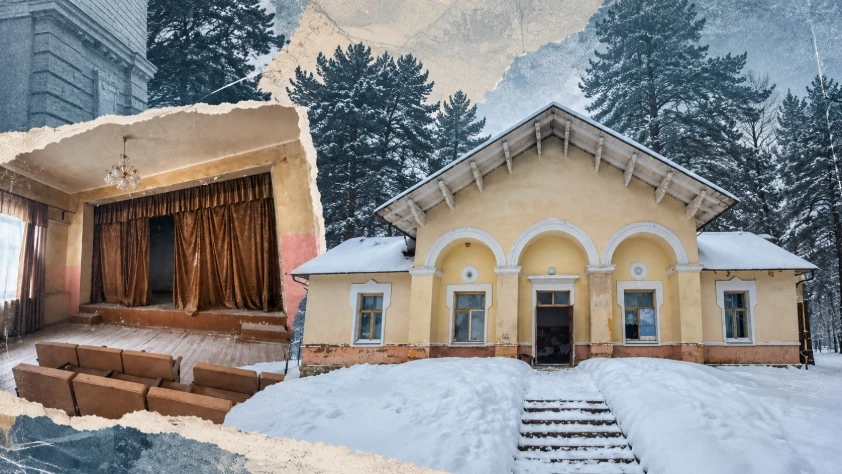 Рядом с "Орловским полесьем" продают актовый зал в бывшем Доме культуры