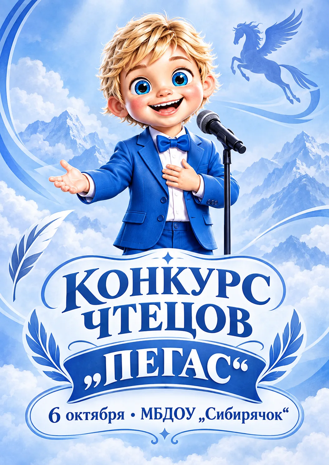 🎤 06.10.2026 в МБДОУ «Сибирячок» прошёл отборочный этап конкурса чтецов «Пегас». Юные ...