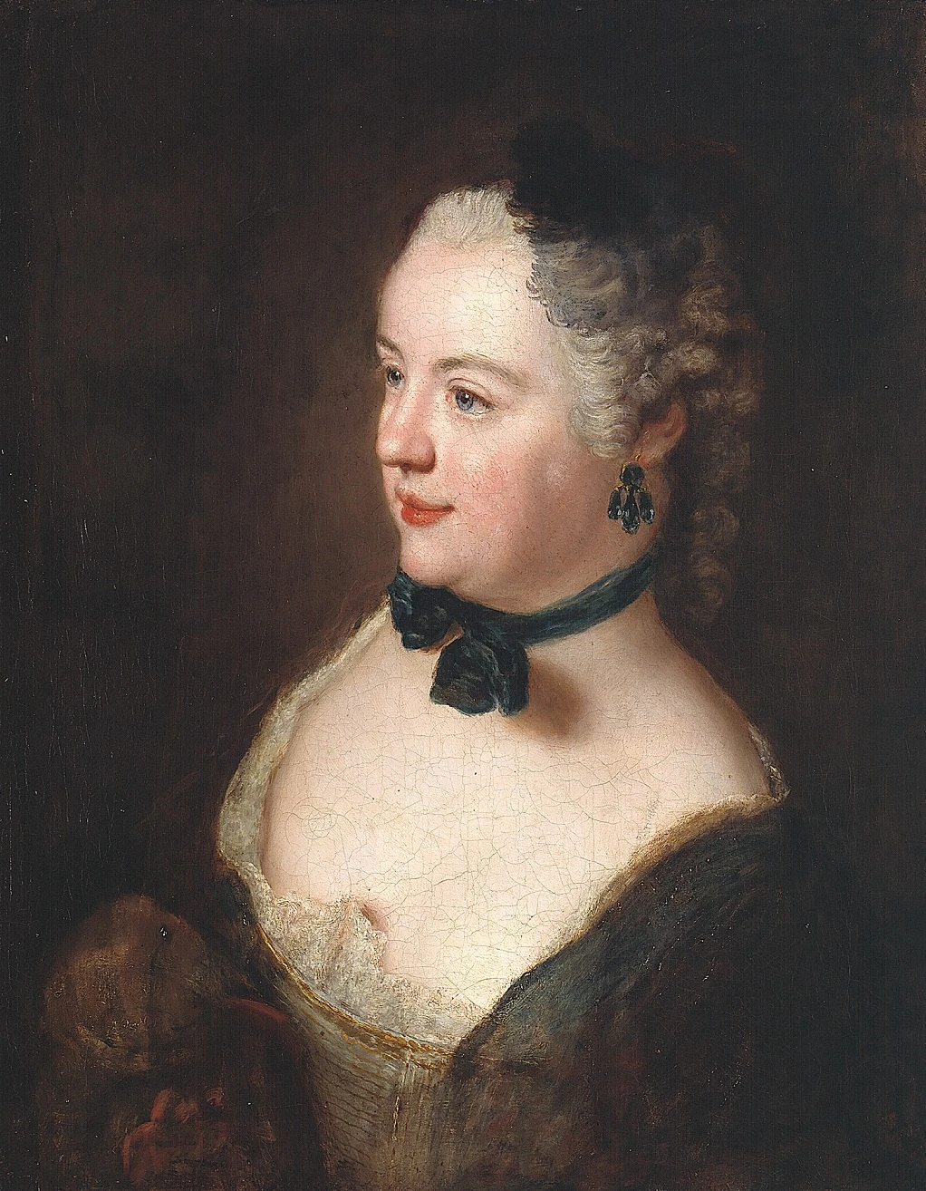 «Портрет неизвестной молодой женщины» (Portrait of an unknown woman) — изящное полотно ...