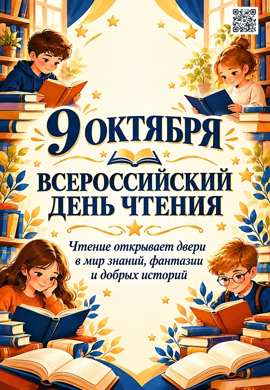Всероссийский день чтения: праздник, который объединяет сердца и страницы!