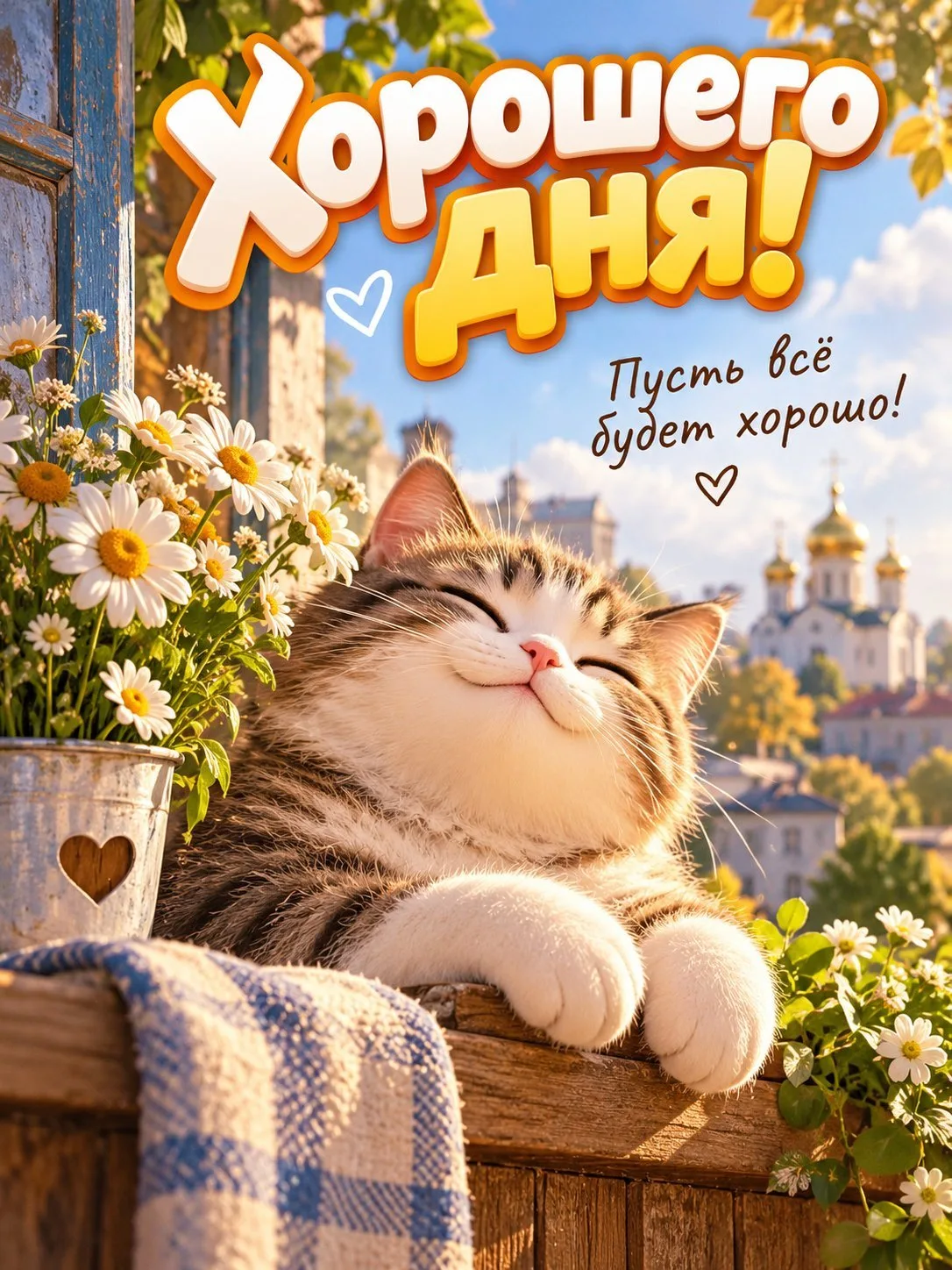 Пожелайте хорошего дня тому, о ком подумали 💛