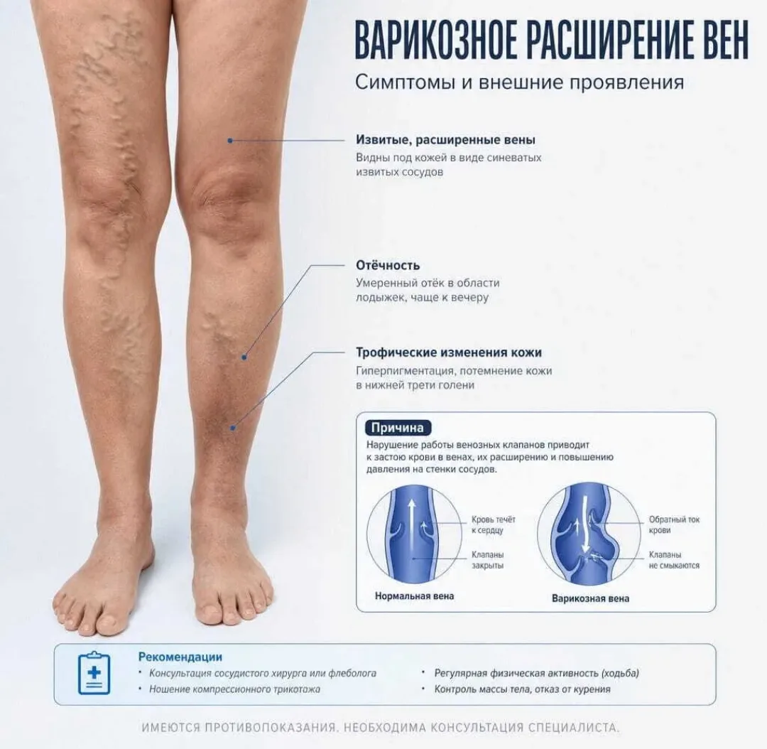 Отечность ног к вечеру: вены или сердце