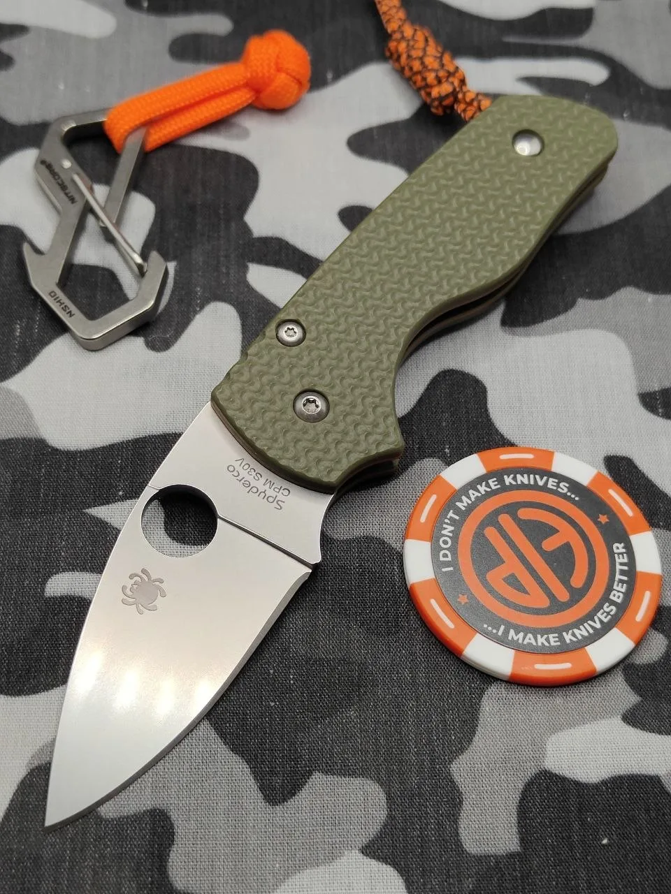 Spyderco Lil' Native "Тактический" 🪖