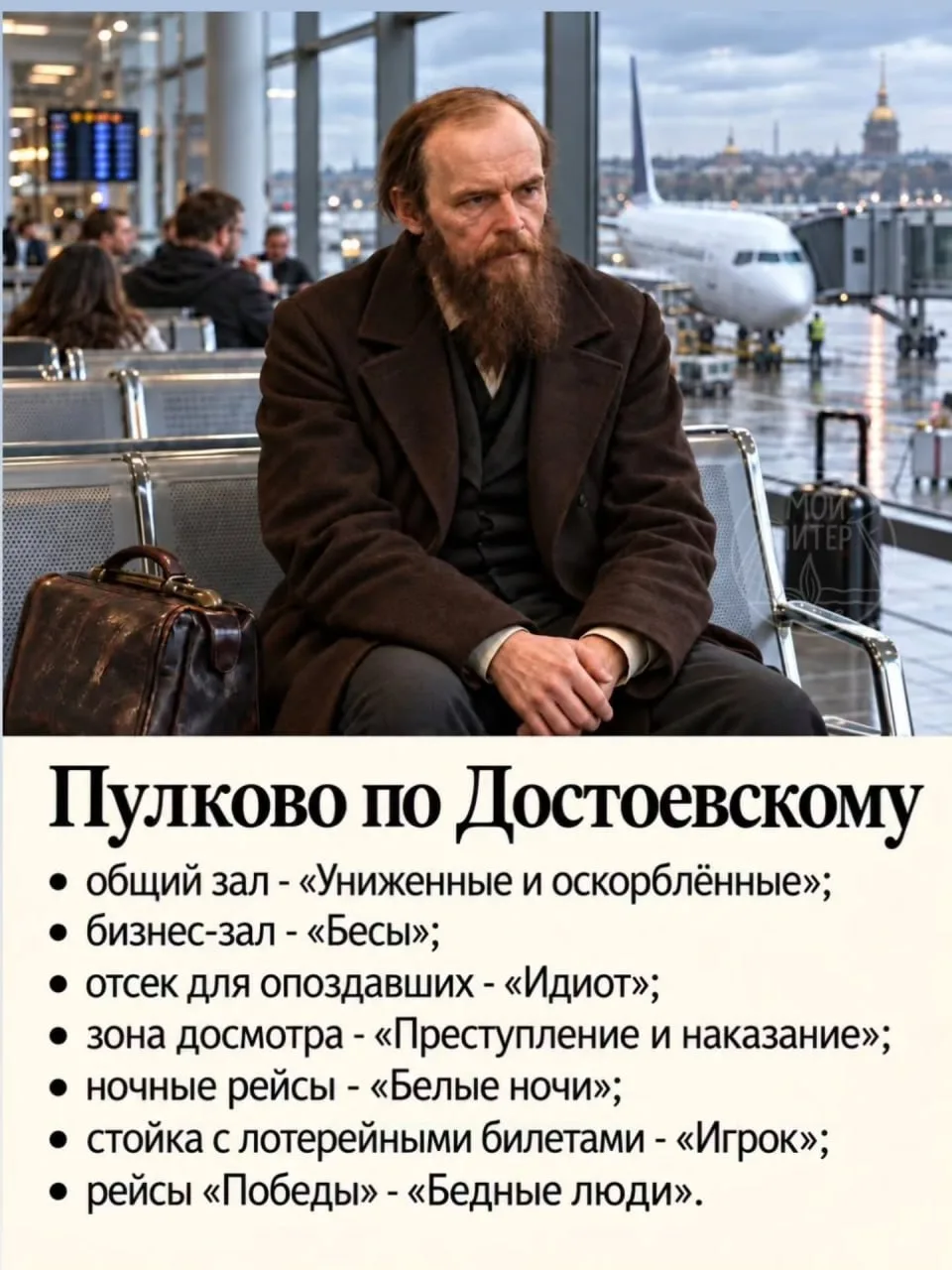 А вы знали, что вы Пулково хотели назвать в честь Достоевского?