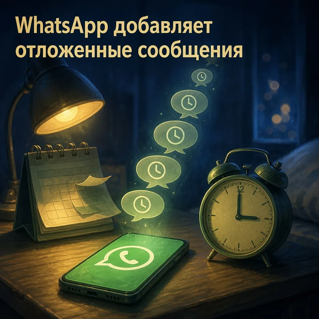 WhatsApp добавляет отложенные сообщения