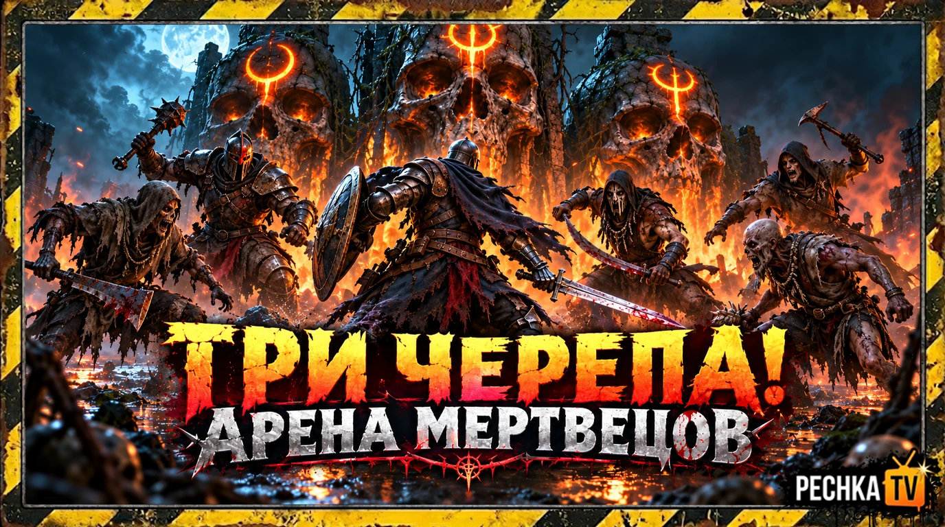🔥 АРЕНА МЕРТВЕЦОВ И ТАЙНЫЕ ЗНАНИЯ! ЛОКАЦИЯ ТРИ ЧЕРЕПА В GRIM SOUL | Pechka TV