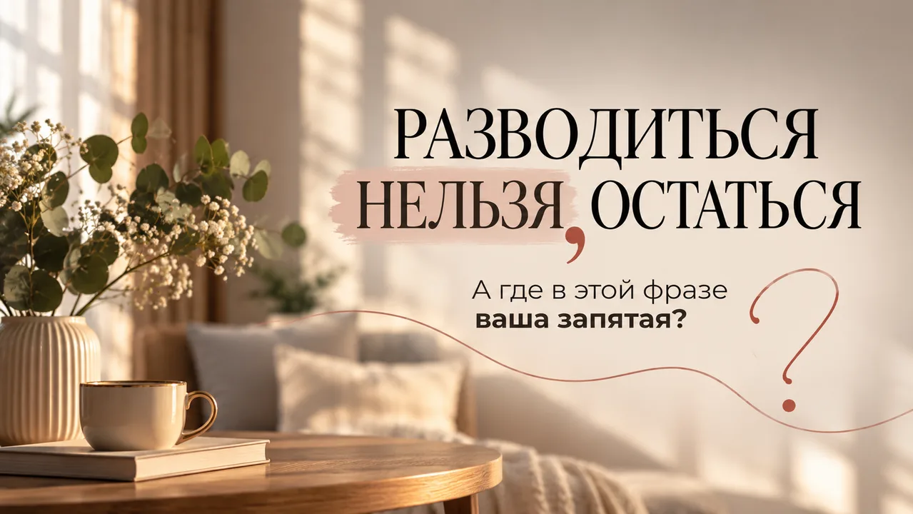РАЗВОДИТЬСЯ НЕЛЬЗЯ ОСТАТЬСЯ