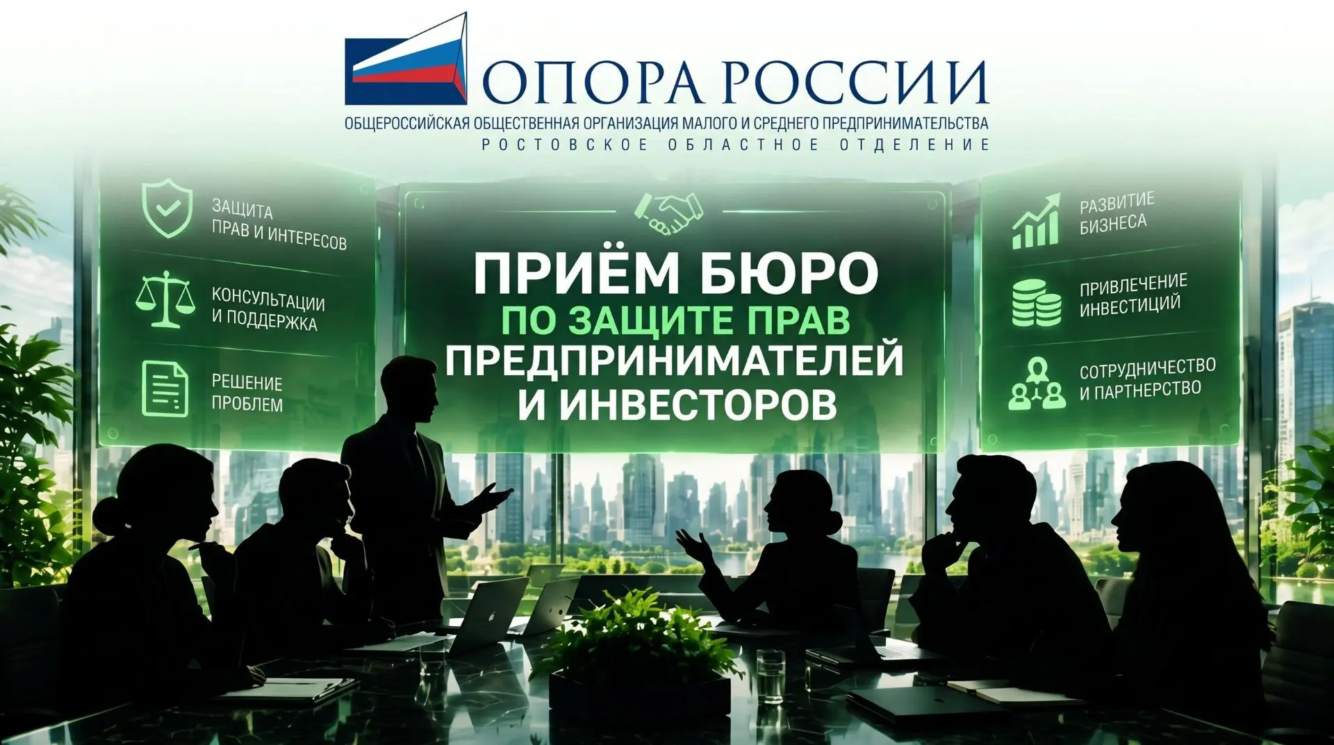 ✅ Бесплатные консультации для бизнеса: Приём Бюро по защите прав предпринимателей Росто...