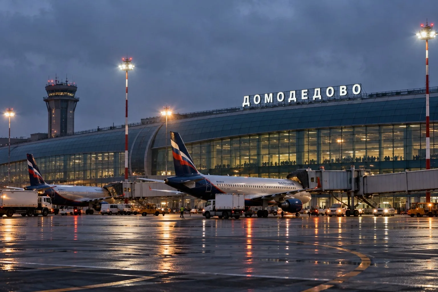 Аэропорт Домодедово вновь частично ограничил работу
