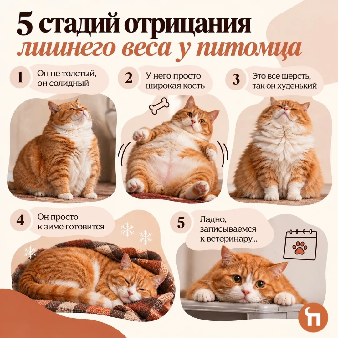 «Он не толстый, просто пушистый!»