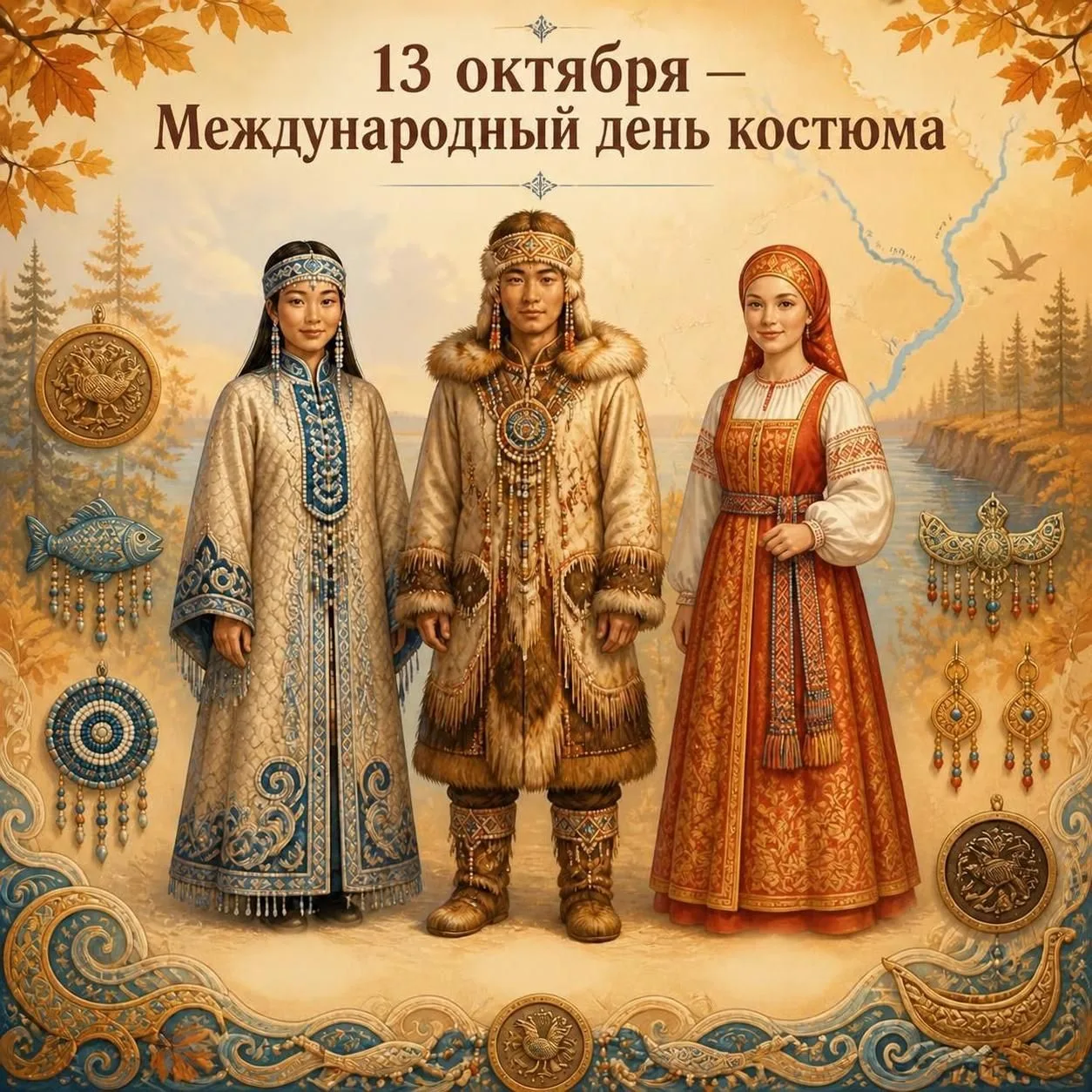 🧵 13 октября — Международный день костюма
