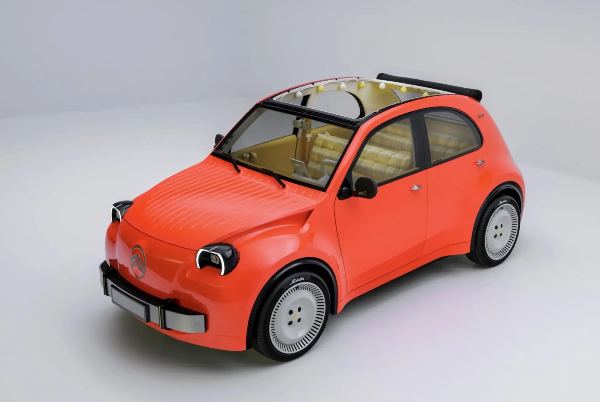 Citroën 2CV возвращается в электрическом формате и с подставками для яиц