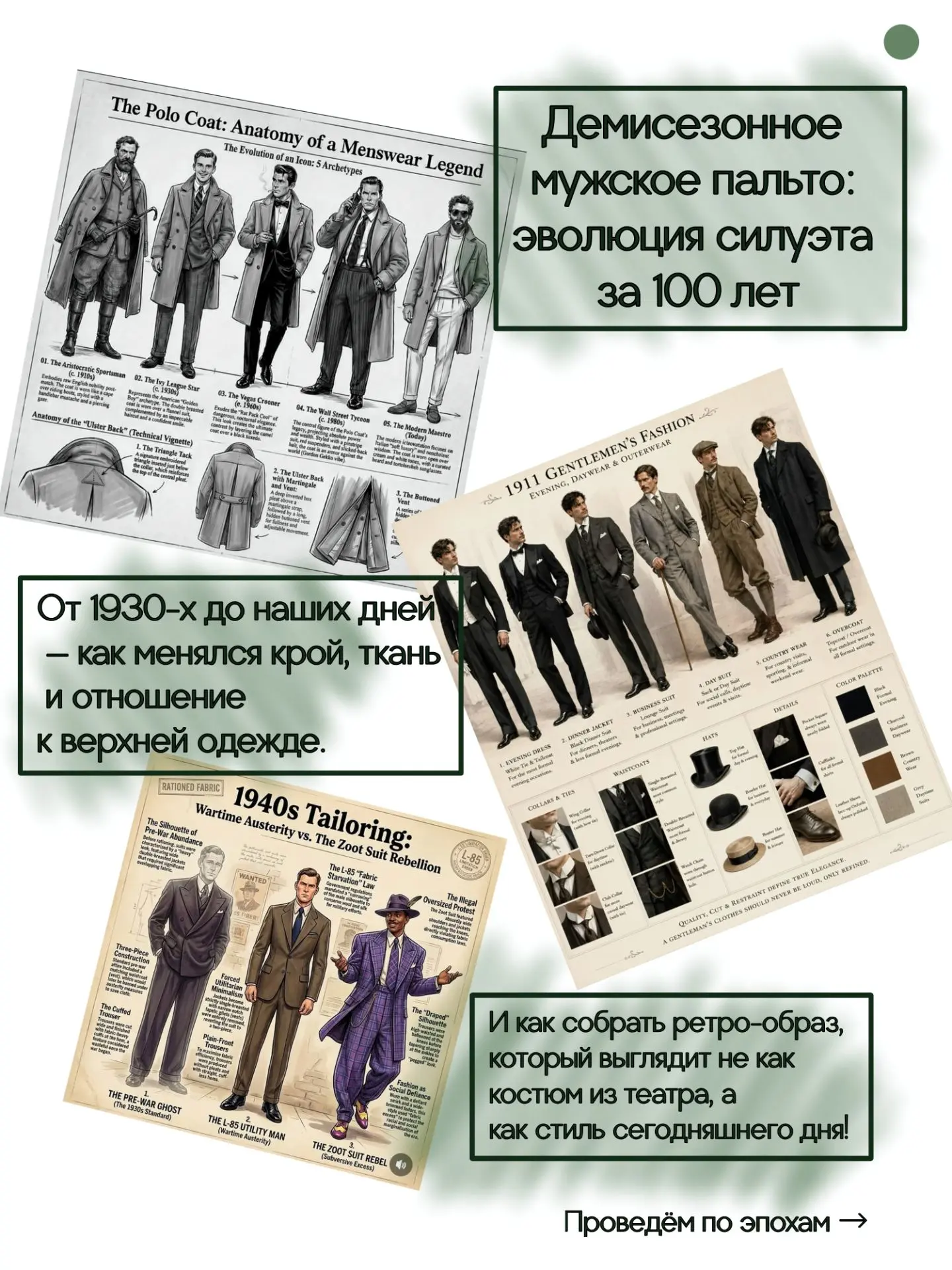 Мужское пальто - это про статус!