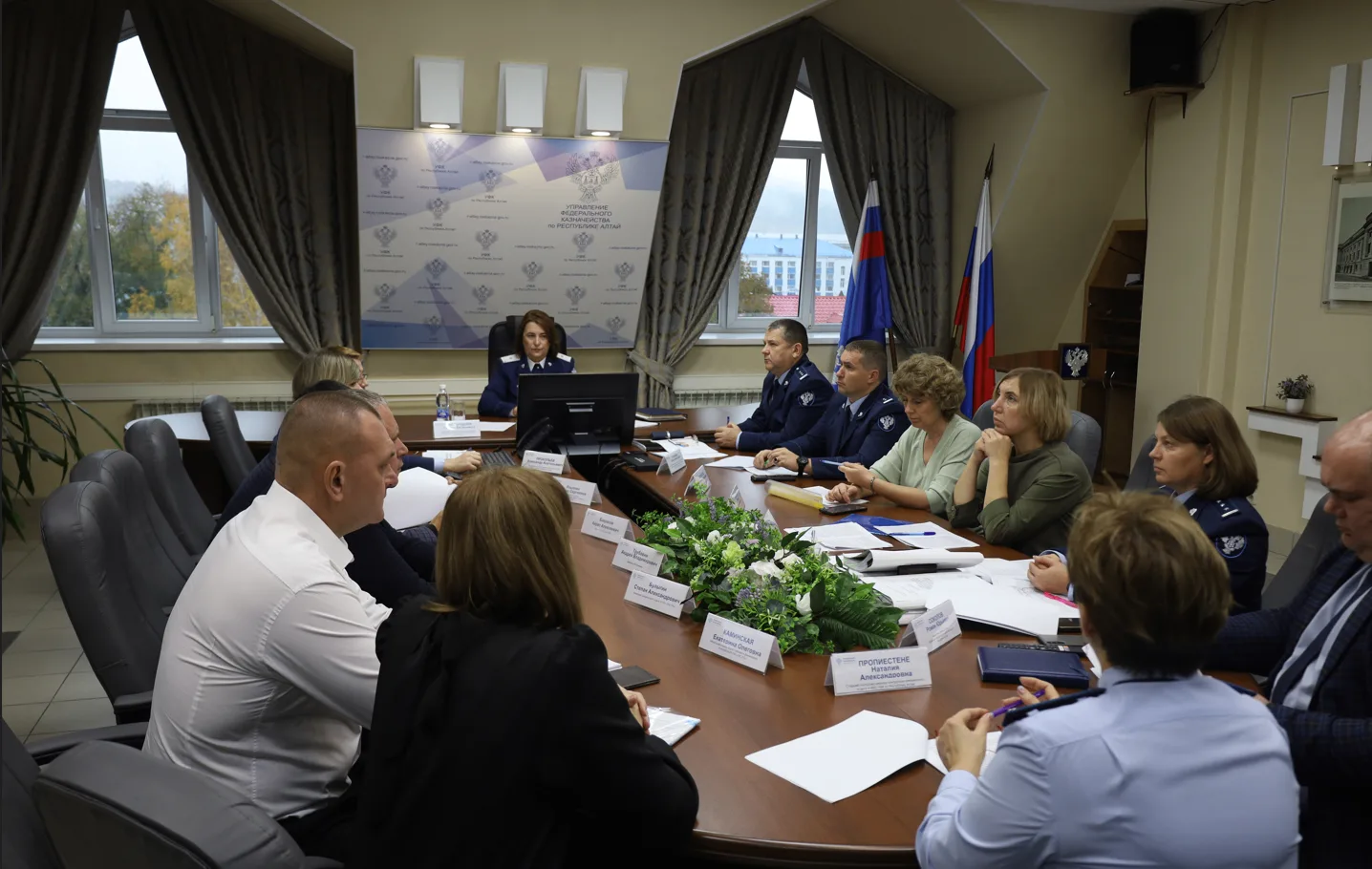 Под председательством руководителя Управления Федерального казначейства по Республике А...