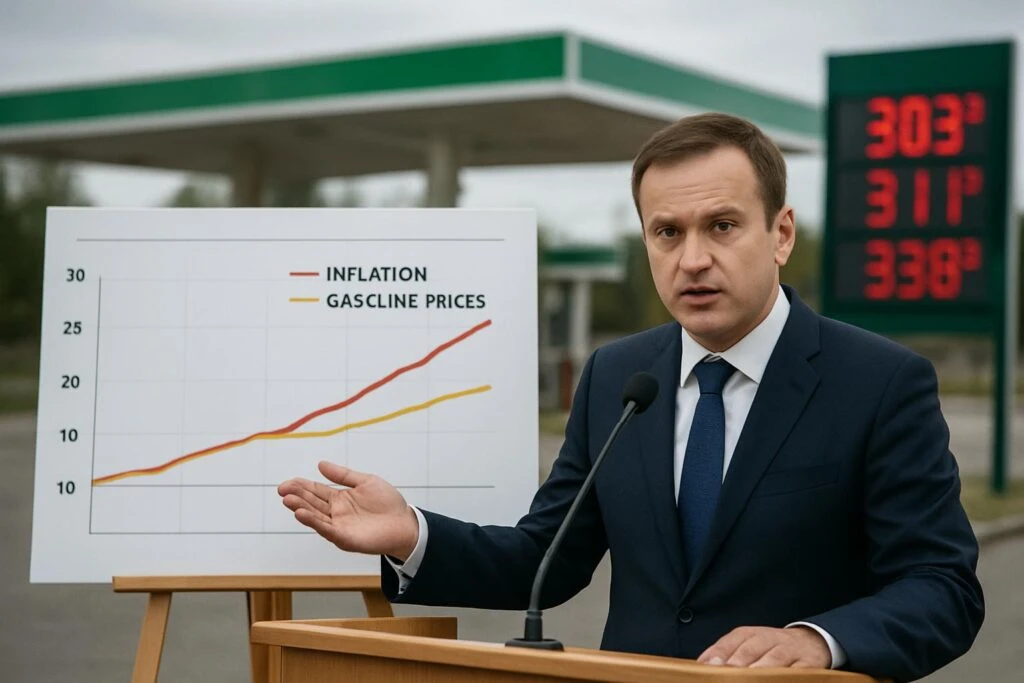 📰 Рост цен на АЗС не превышает показатели инфляции, заявили в правительстве