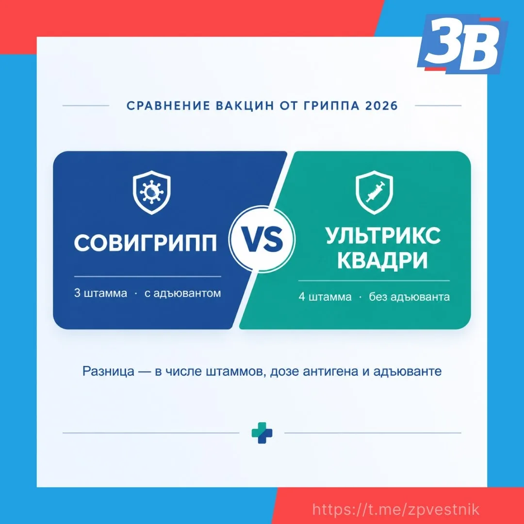 В Запорожской области началась вакцинация от гриппа. В регион завезли три препарата: Фл...