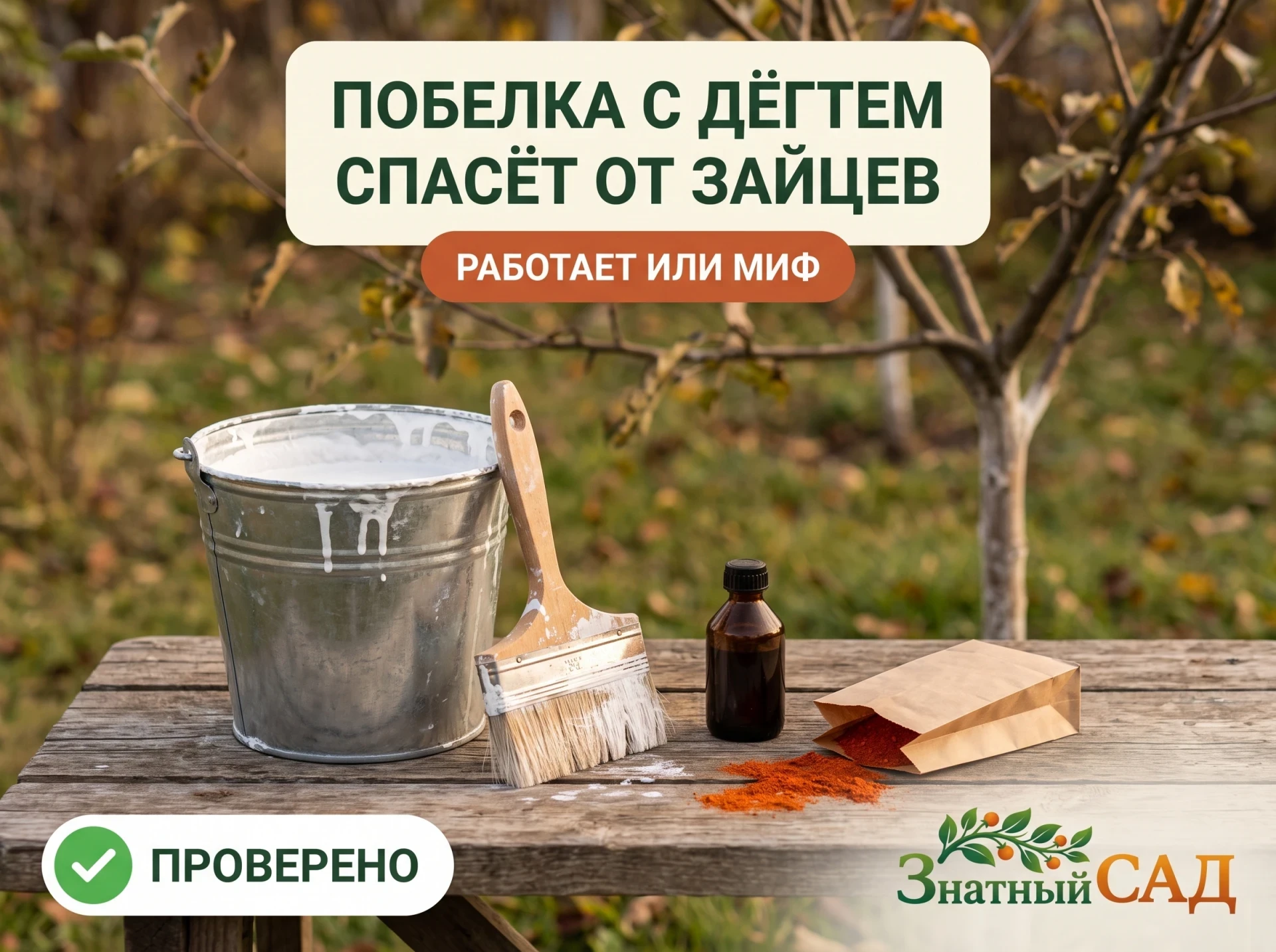 🔍 ПРОВЕРИЛИ: ПОБЕЛКА С ДЁГТЕМ И ПЕРЦЕМ ОТ ГРЫЗУНОВ