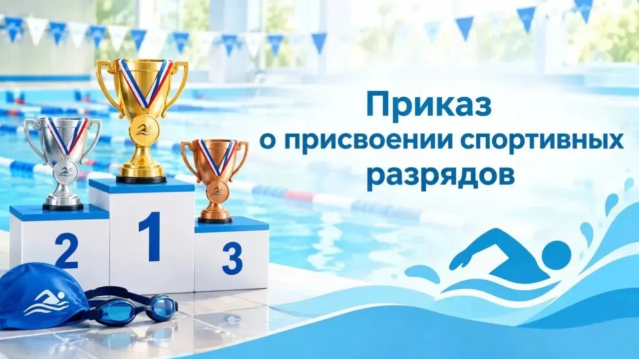 🎉 Поздравляем юных пловцов с присвоением юношеских спортивных разрядов!