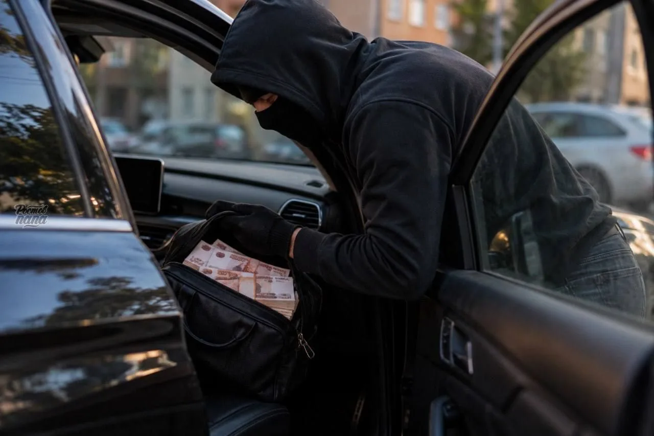 💸 В Батайске из автомобиля украли 400 тысяч рублей