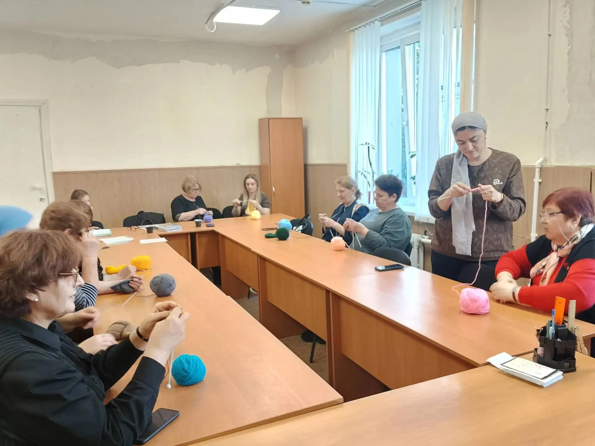 В рамках программы «Активное долголетие» в преддверии «Дня пряжи» прошел замечательный ...