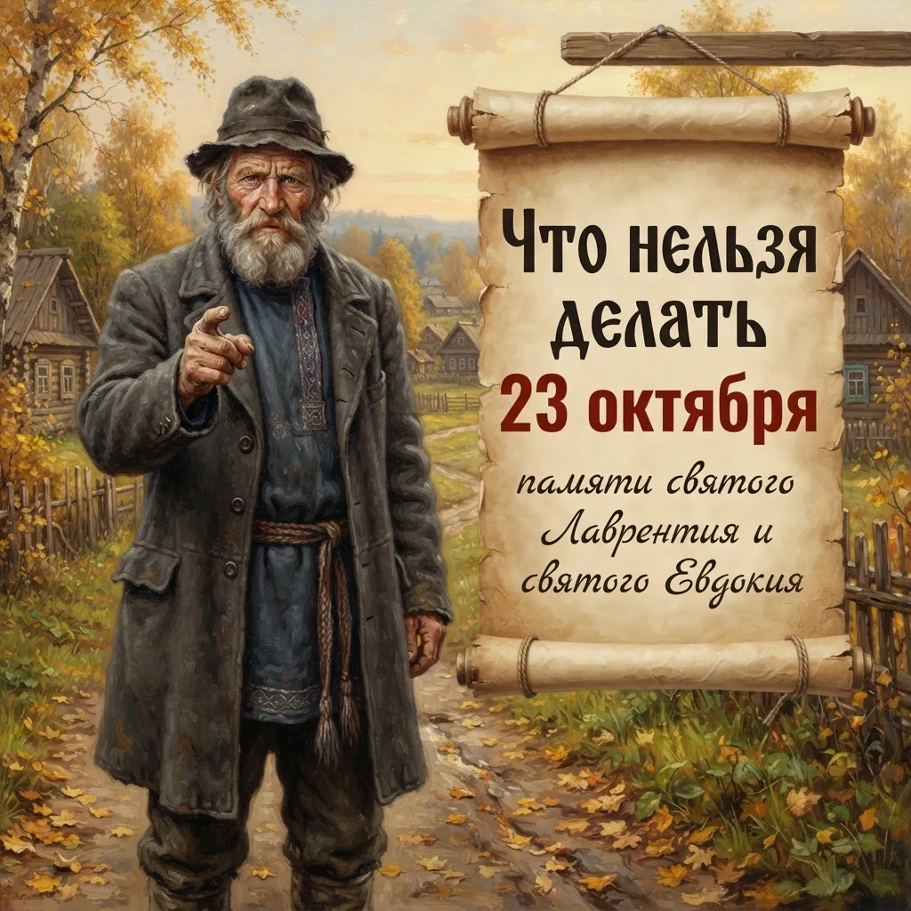 🚫 23 октября — Что нельзя делать
