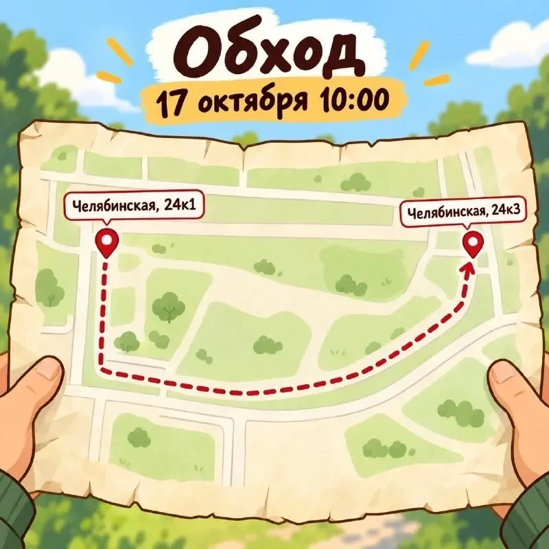 🏘️ Субботний обход в районе Ивановское