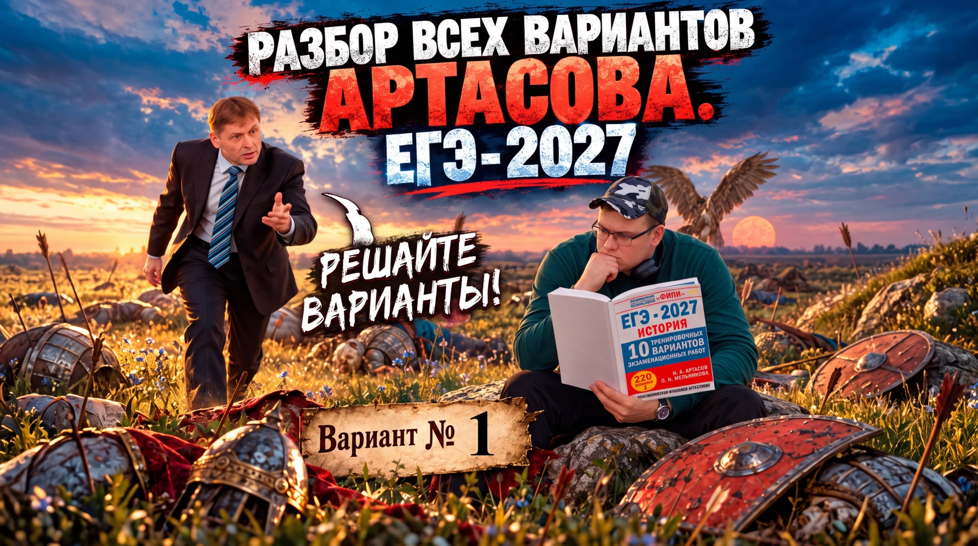 Разбор 1 варианта ЕГЭ по истории 2027 года сборника Артасова, Мельниковой, урок Ощепков...
