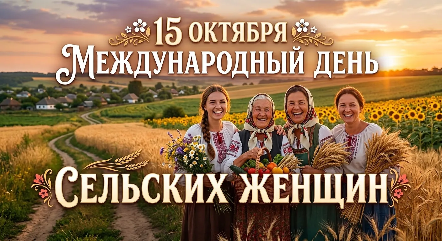 🌾 15 октября — Международный день сельских женщин