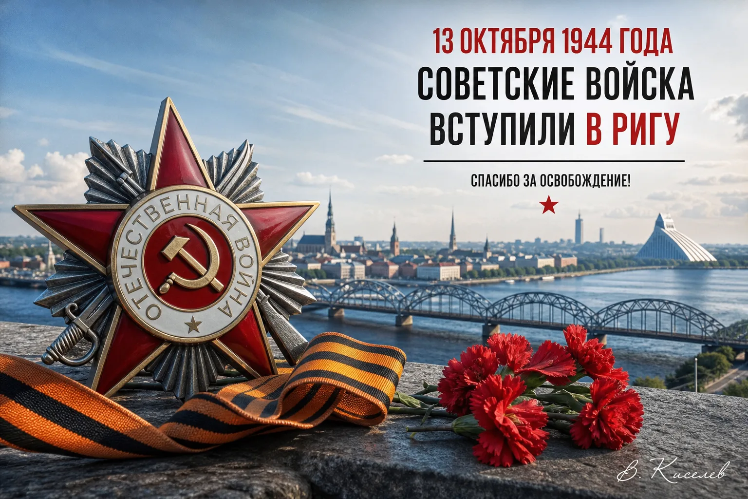 13 октября 1944 года. Советские войска вступили в Ригу