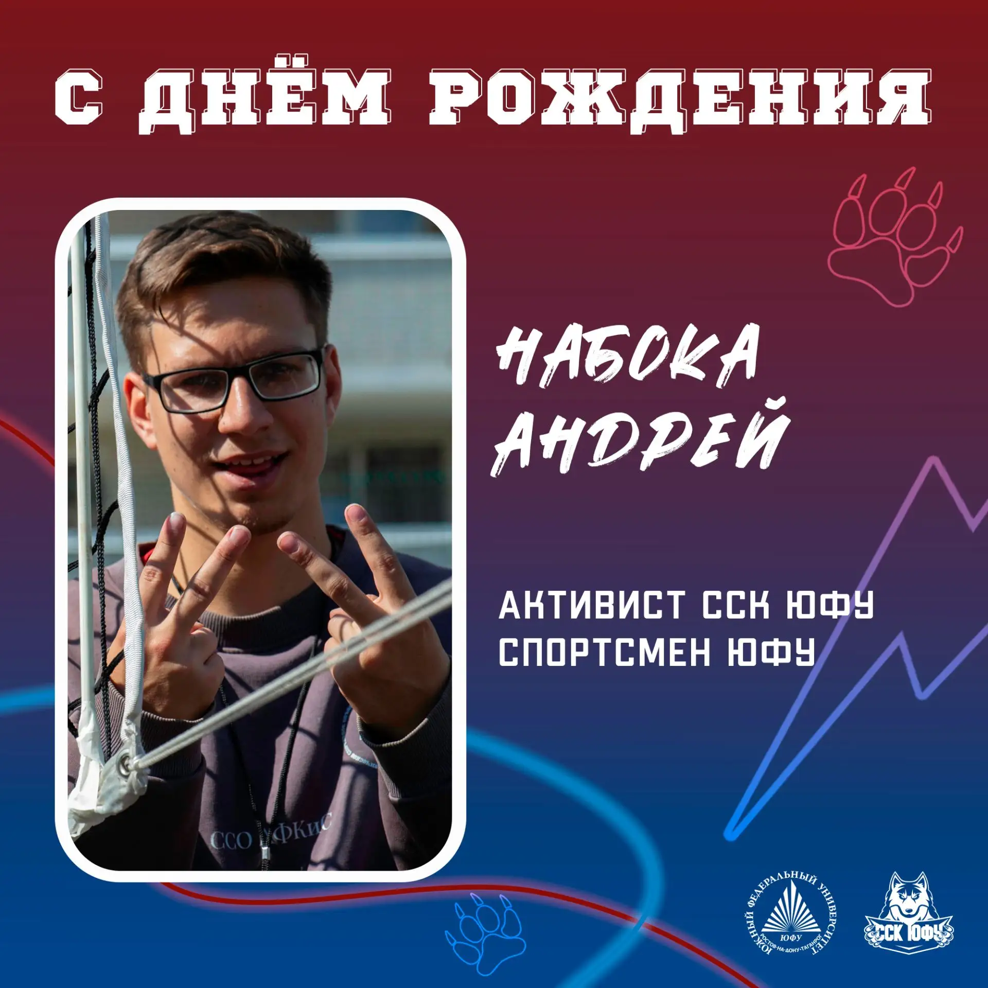 С днем рождения Андрей Набока