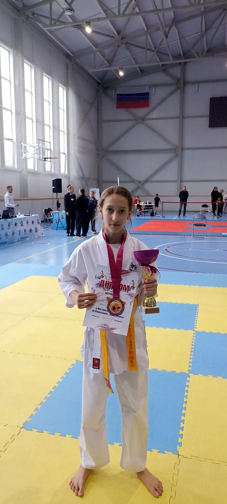 🏆 Наши девочки — на пьедестале «Кубка успеха»!