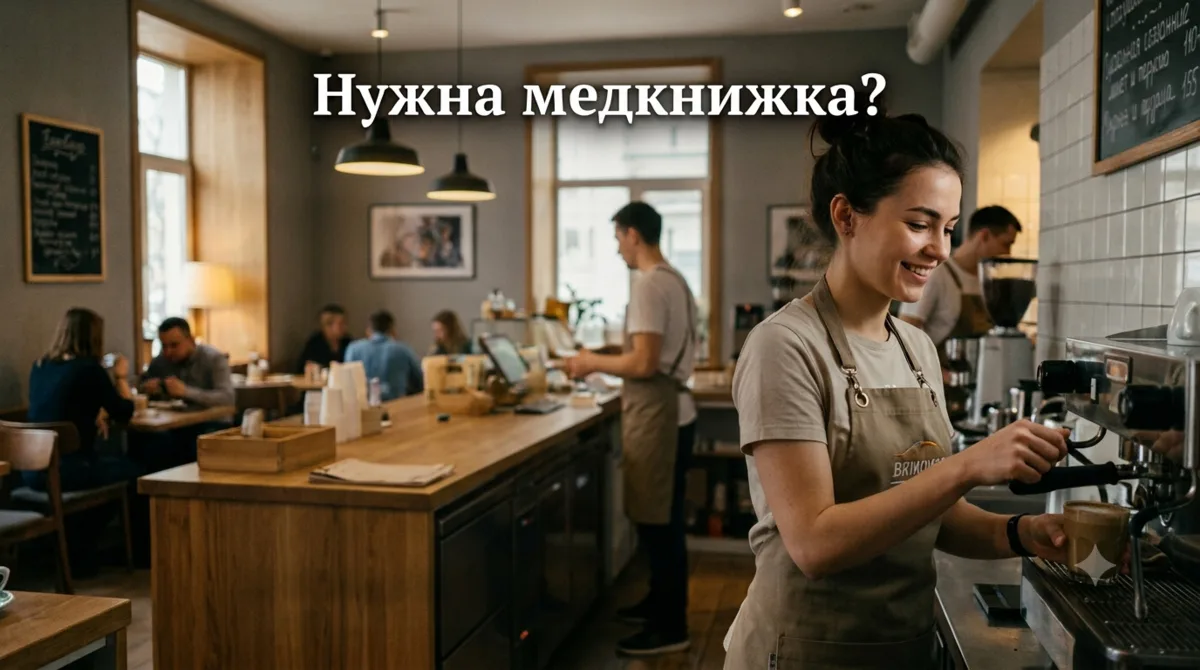 👩‍🍳 Нужна медкнижка для работы в кафе или ресторане?
