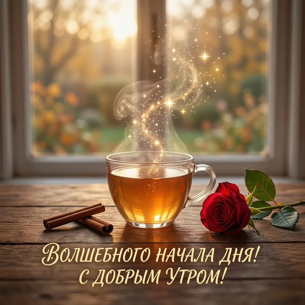 Чудесного начала дня! Отличного самочувствия, бодрости духа и бесконечного потока хорош...