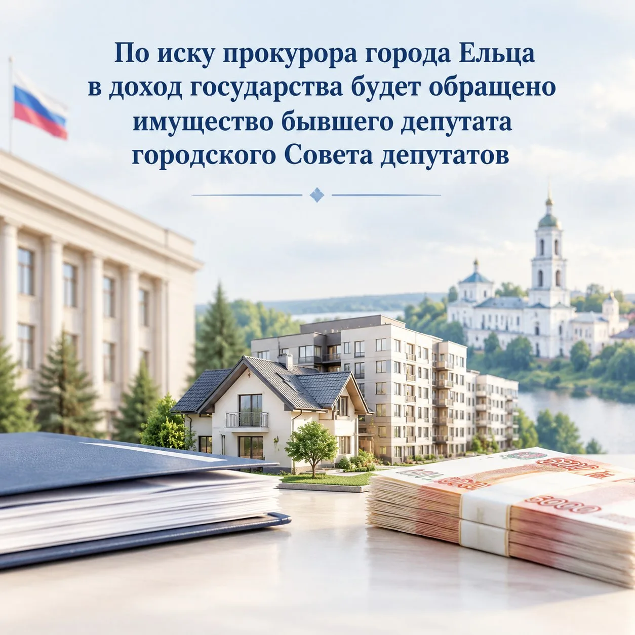 ➡️По иску прокуратуры города Ельца в доход государства будет обращено имущество бывшего...