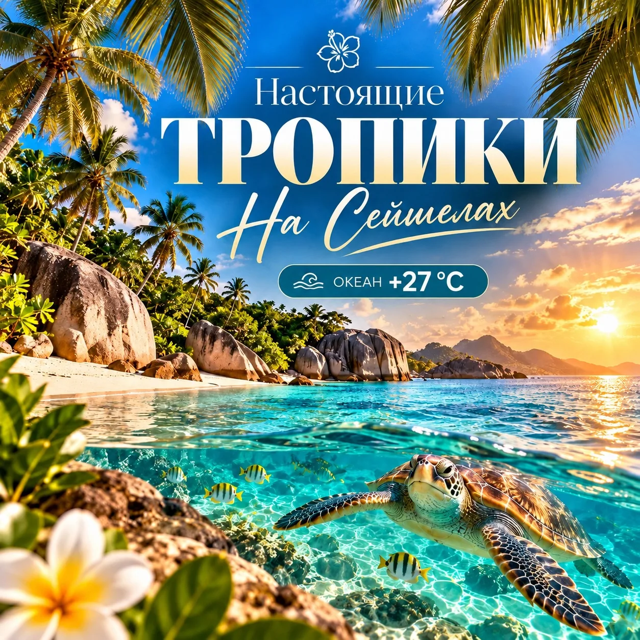 🇸🇨 Сейшелы — одно из самых красивых тропических направлений, где пляжный отдых соедин...