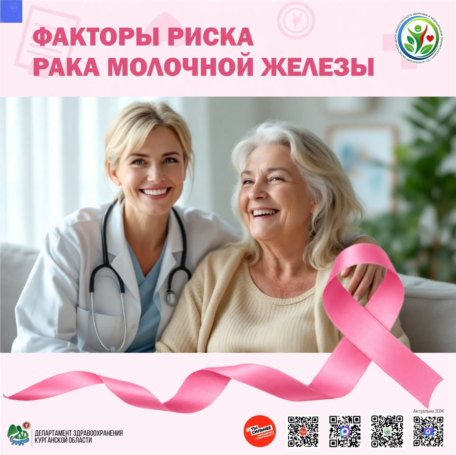 👵🏼 Возраст — фактор риска, который вносит наибольший вклад в развитие рака молочной ж...