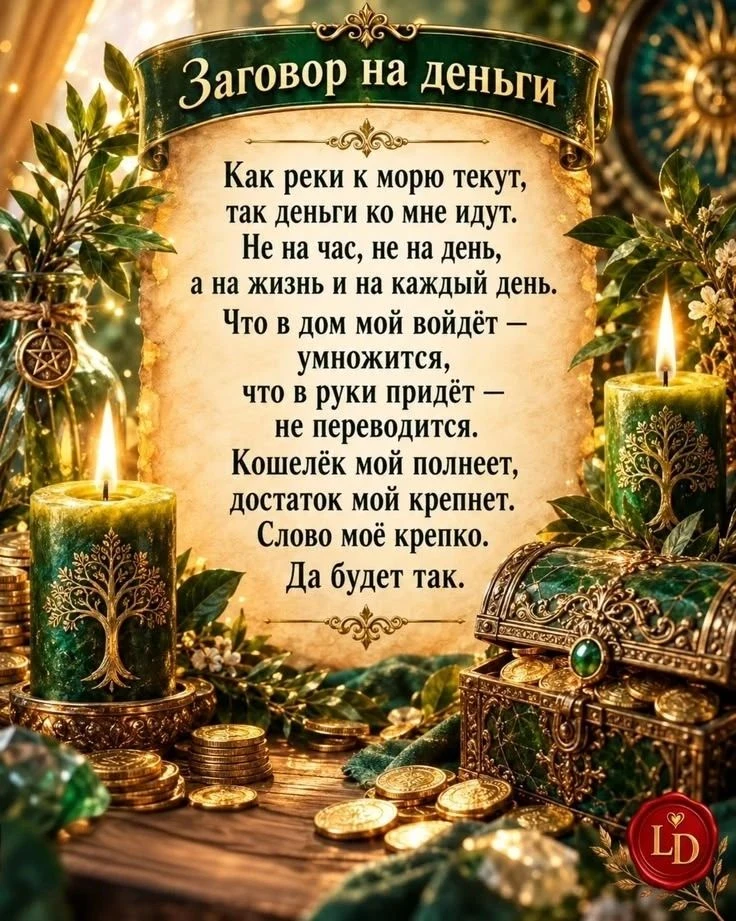 Заговор на деньги 💸
