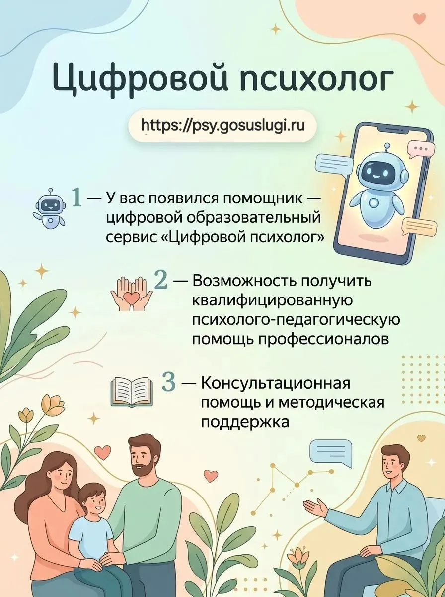 Познакомьтесь с новым цифровым помощником - «Цифровой психолог»