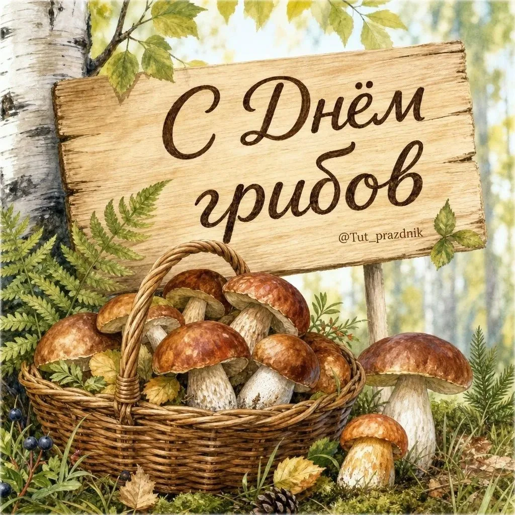 🍄‍🟫 15 октября — Международный день грибов 🌍