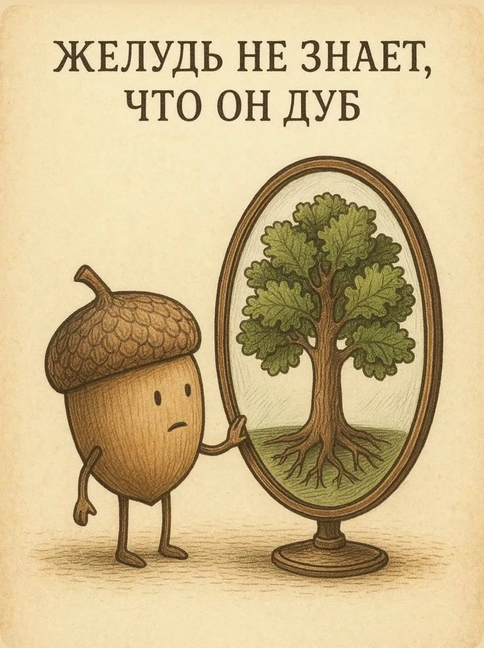 Недавно услышала интересную мысль.