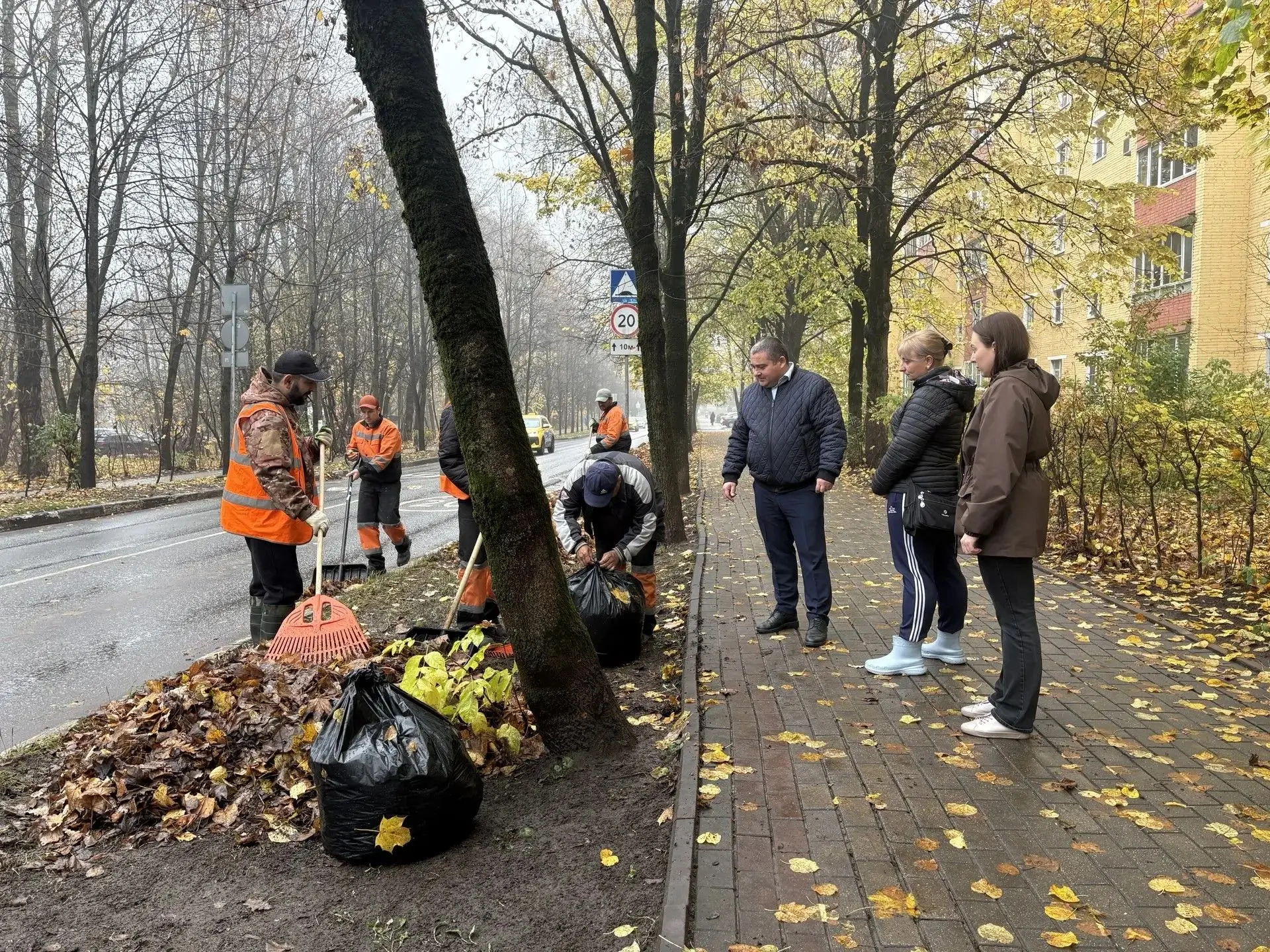 Золотая осень радует глаз, но приносит коммунальным службам немало забот. В поселке Сел...