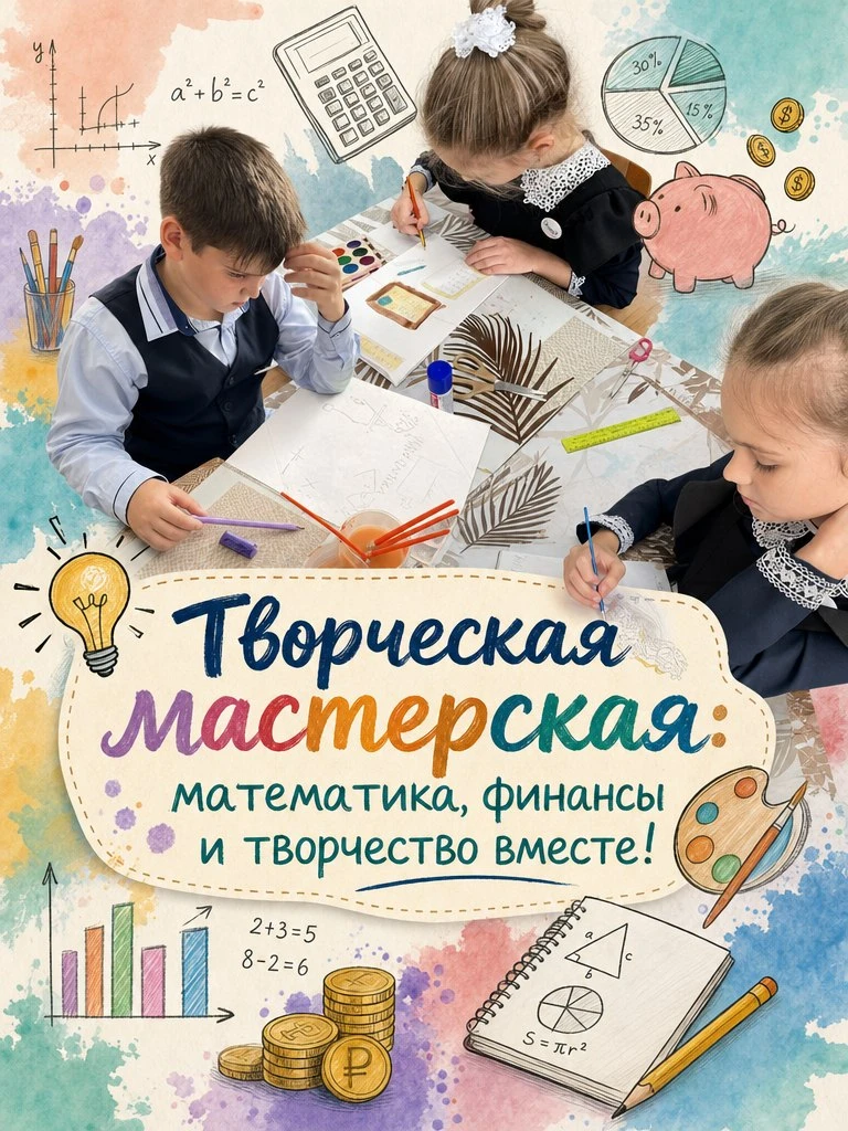 🧮🎨 Творческая мастерская: математика, финансы и творчество вместе!
